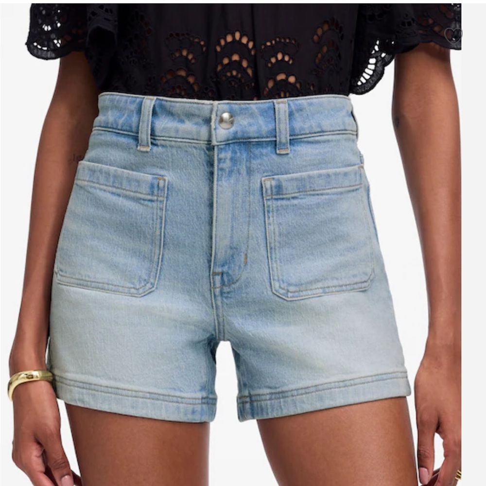 Madewell The Denim Emmett Short: Patch Pocket Edition - Picture 5 of 7